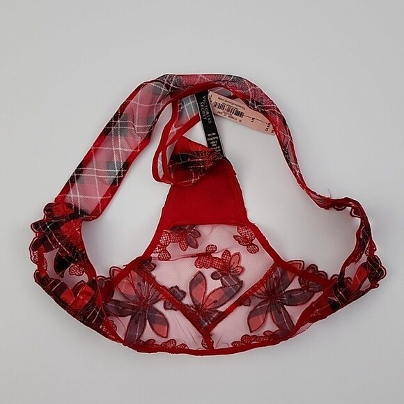 Victoria's Secret 2 Prs Red Very Sexy + Incredible Thong String Panties Sz Large - Picture 7 of 16